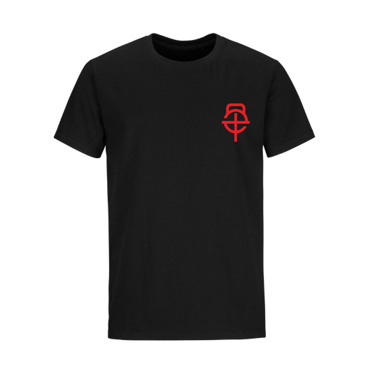 MAINTAIND CROSS TEE - BLACK