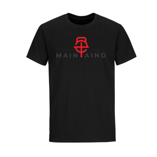 MAINTAIND CORE TEE - BLACK